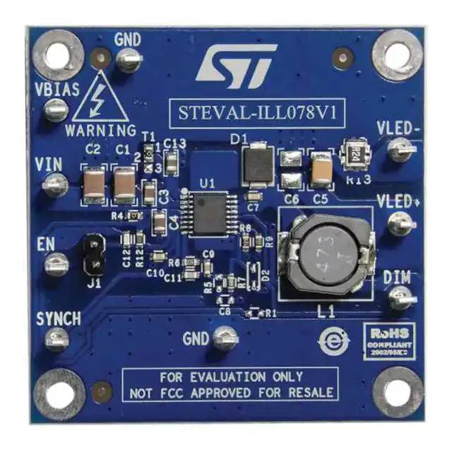 STEVAL-ILL078V1 (EVAL BOARD LED6000 1A LED DVR)
