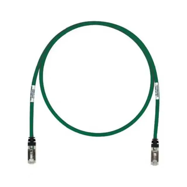 STP6X3GR (COPPER PATCH CORD, CAT 6A, GREEN)