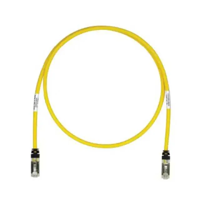 STP6X6YL (COPPER PATCH CORD, CAT 6A, YELLO)