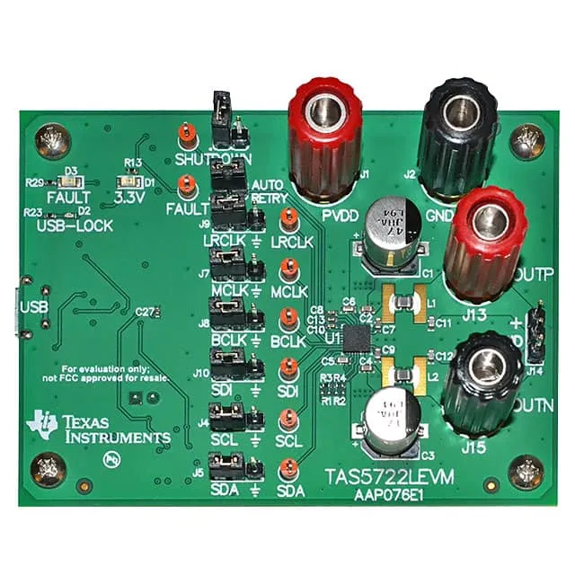 TAS5722LEVM (EVALUATION MODULE)