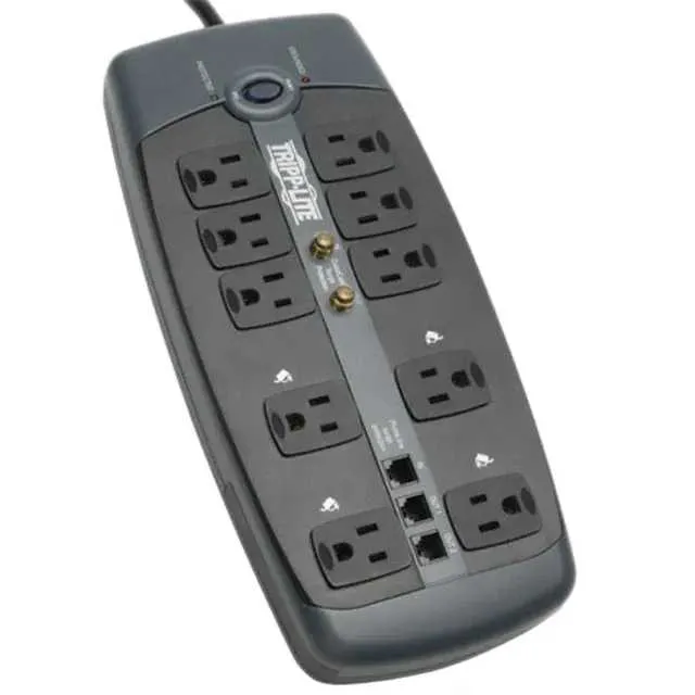 TLP1008TELTV (SURGE SUPP 10OUT 8'CORD RJ11COAX)