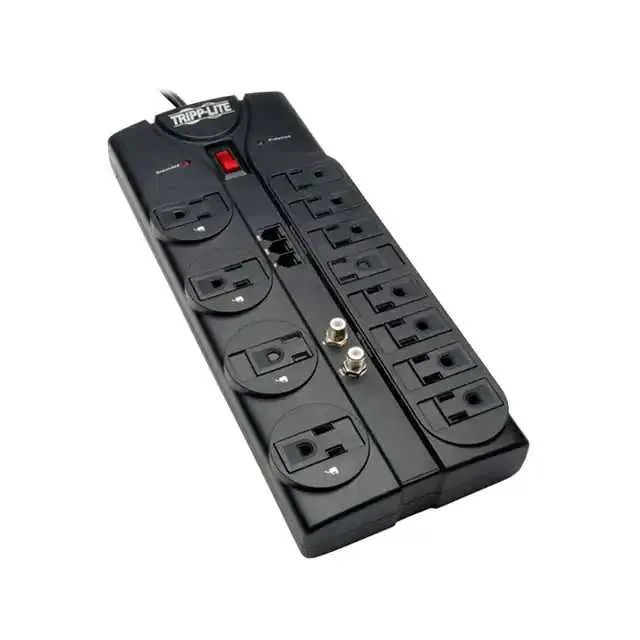 TLP1208TELTV (SURGE PROTECT 12 OUTLET 8FT COAX)