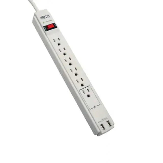 TLP606USB (SURGE PROTCT STRIP USB OUTLET 6')