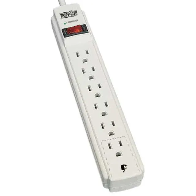 TLP608 (SURGE PROTECT STRIP 6 OUTLET 8FT)