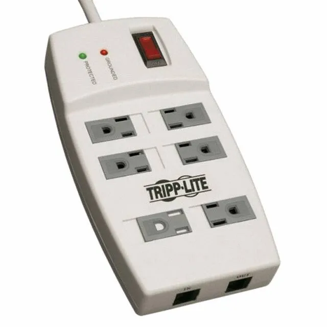 TLP66NETAA (SURGE PROTECT RJ45 6 OUTLET 6FT)