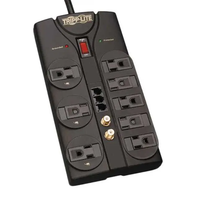 TLP808TELTV (SURGE SUPP OUT 8'CORD RJ11 COAX)