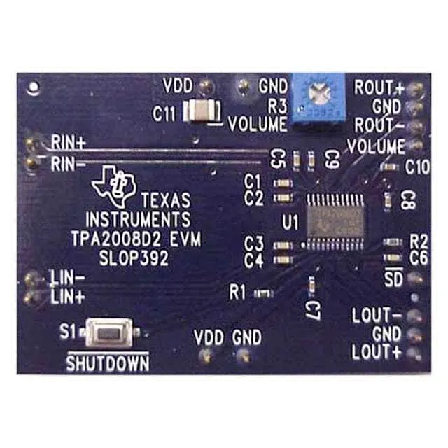 TPA2008D2EVM (EVAL MODULE FOR TPA2008D2)