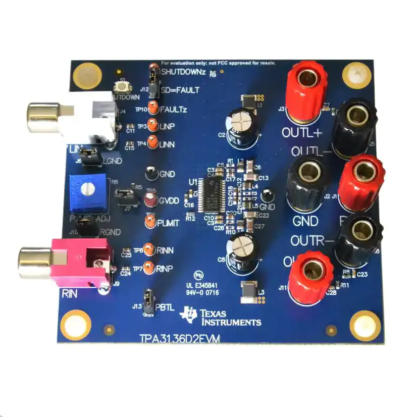 TPA3136D2EVM (EVAL BOARD FOR TPA3136D2)