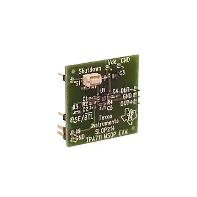 TPA711MSOPEVM (EVAL MOD FOR TPA711MSOP)