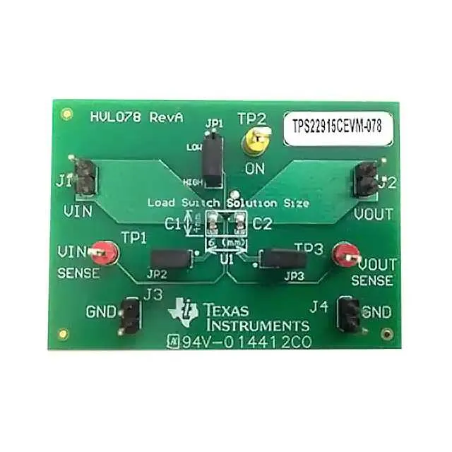 TPS22915CEVM-078 (EVAL MODULE FOR TPS22915C)