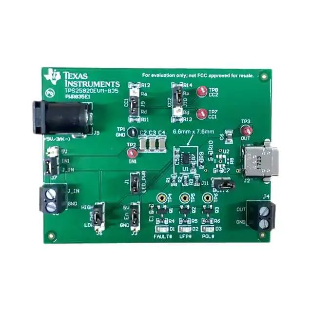TPS25820EVM-835 (EVAL BOARD FOR TPS25820)