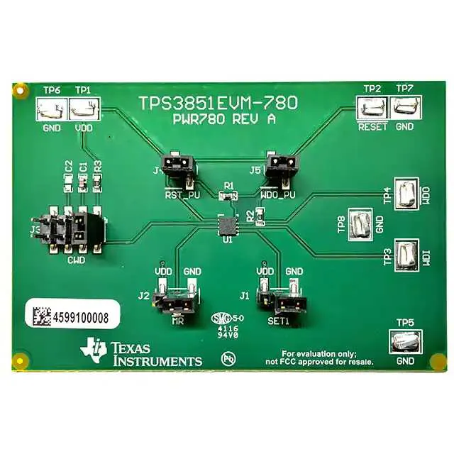 TPS3851EVM-780 (EVALUATION MODULE)