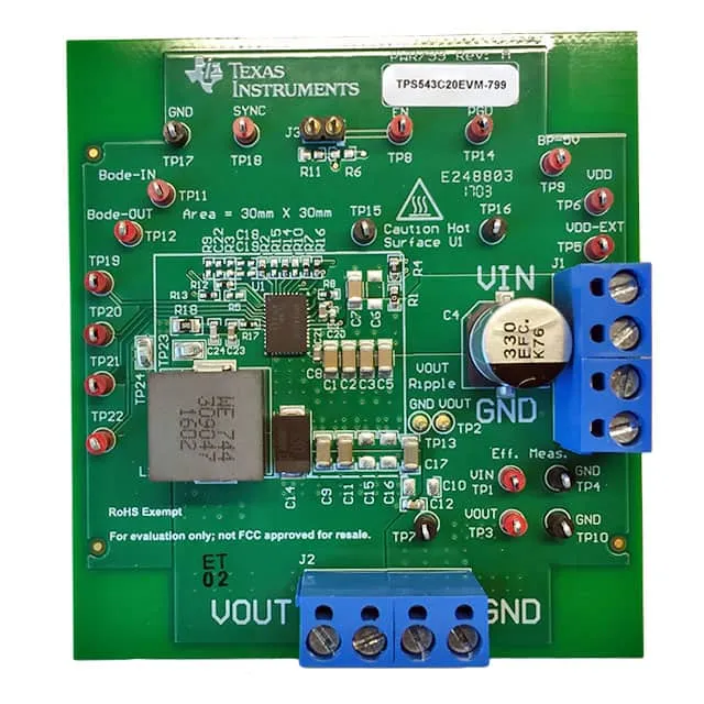 TPS543C20EVM-799 (EVAL BOARD FOR TPS543C20 40A)