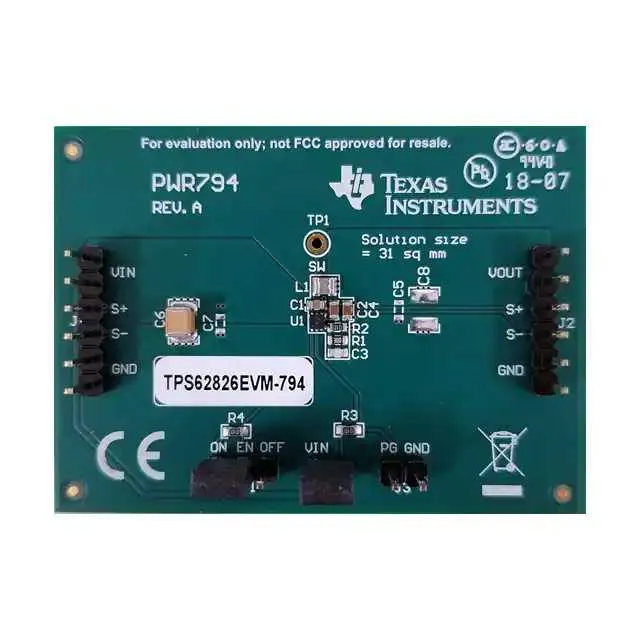 TPS62826EVM-794 (EVAL MODULE FOR TPS62826)