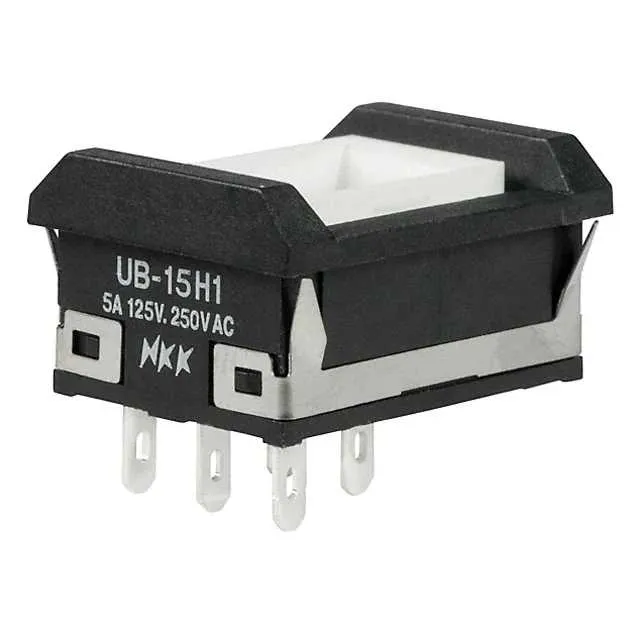 UB15NBKW015C (SWITCH PUSHBUTTON SPDT 5A 125V)