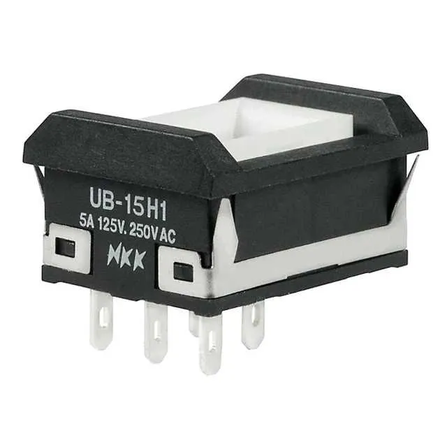 UB15NBKW015F (SWITCH PUSHBUTTON SPDT 5A 125V)