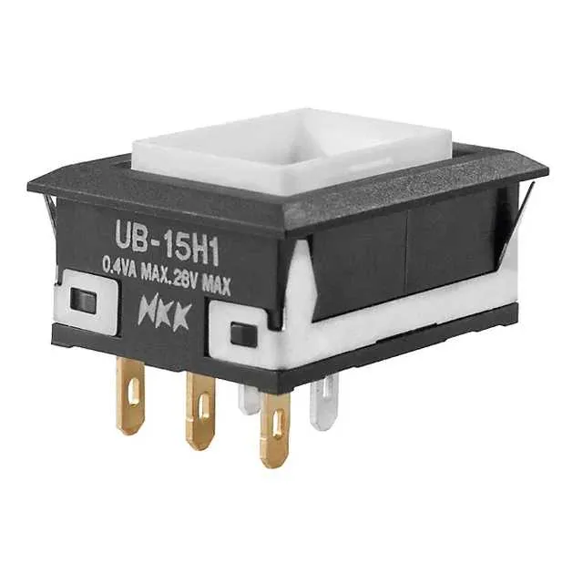 UB15NKG015D (SWITCH PUSH SPDT 0.4VA 28V)