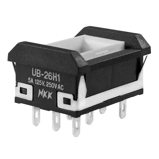 UB15NKW015F (SWITCH PUSHBUTTON SPDT 5A 125V)