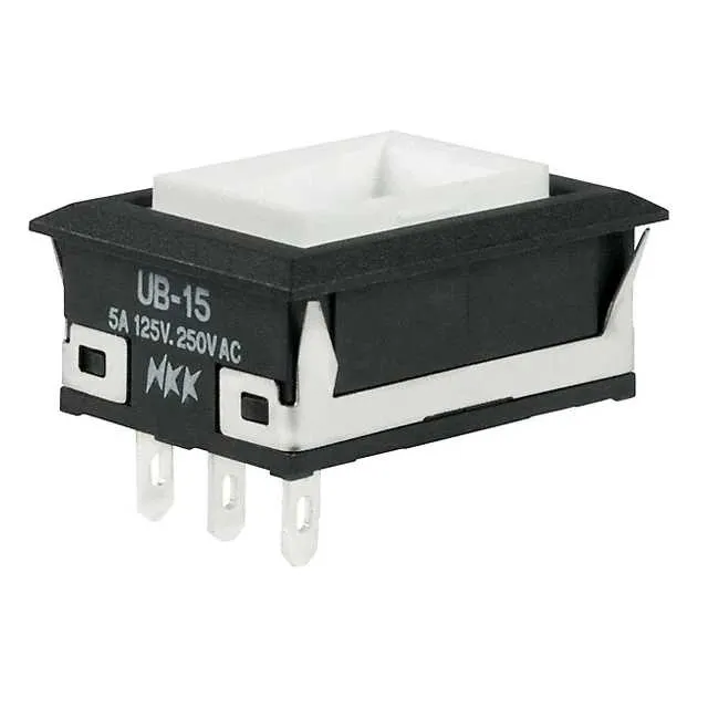 UB15NKW01N (SWITCH PUSHBUTTON SPDT 5A 125V)
