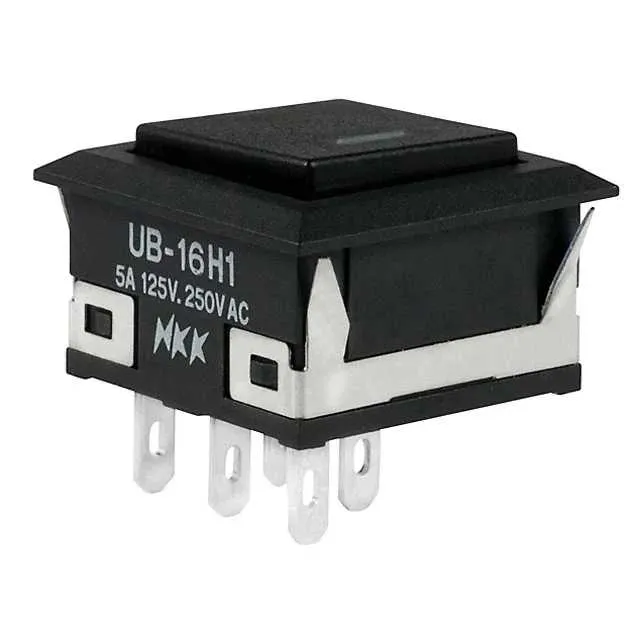 UB16KKW015C-AB (SWITCH PUSHBUTTON SPDT 5A 125V)