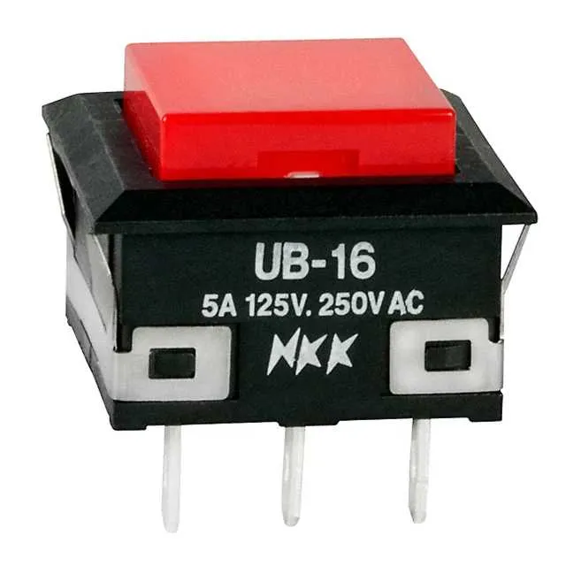 UB16KKW01N-C (SWITCH PUSHBUTTON SPDT 5A 125V)