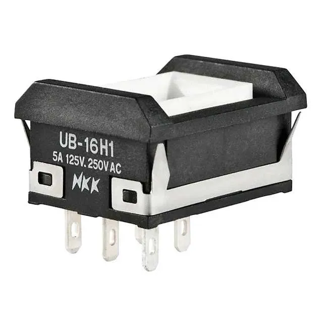 UB16NBKW015D (SWITCH PUSHBUTTON SPDT 5A 125V)