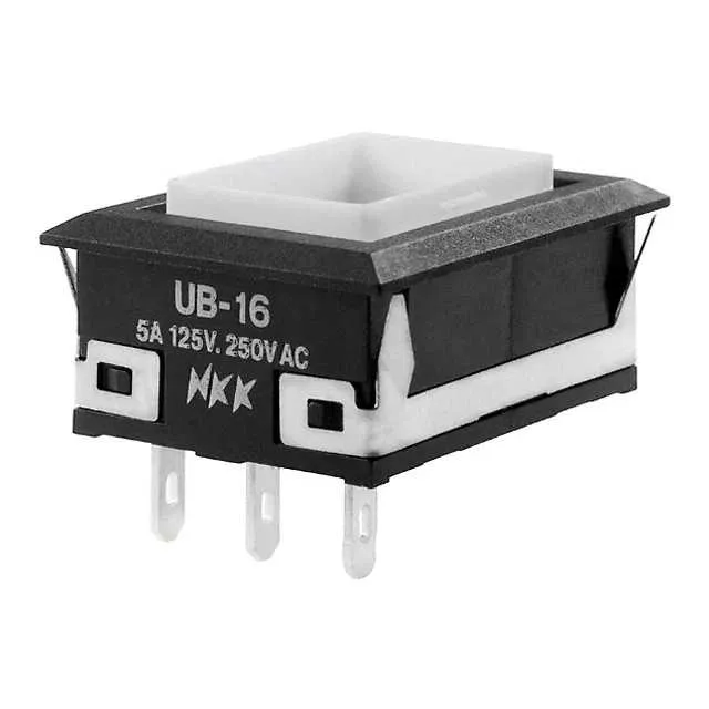 UB16NKW01N (SWITCH PUSHBUTTON SPDT 5A 125V)