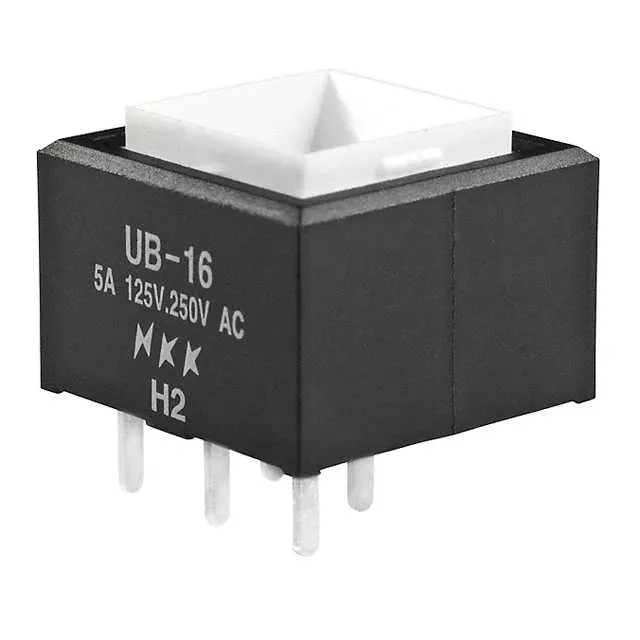 UB16SKW036F (SWITCH PUSHBUTTON SPDT 5A 125V)