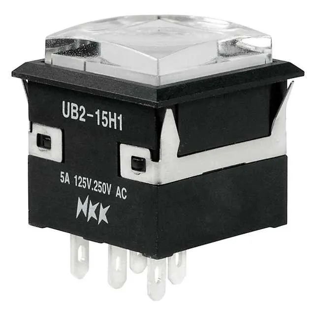 UB215KKW015D-1JB (SWITCH PUSHBUTTON SPDT 5A 125V)