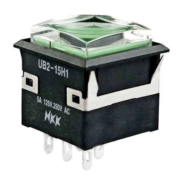 UB215KKW015F-1JF (SWITCH PUSHBUTTON SPDT 5A 125V)