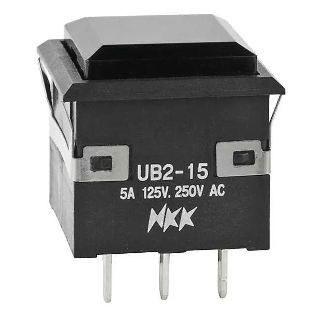 UB215KKW01N-5A (SWITCH PUSHBUTTON SPDT 5A 125V)