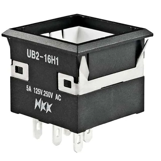 UB216KKW015C (SWITCH PUSHBUTTON SPDT 5A 125V)
