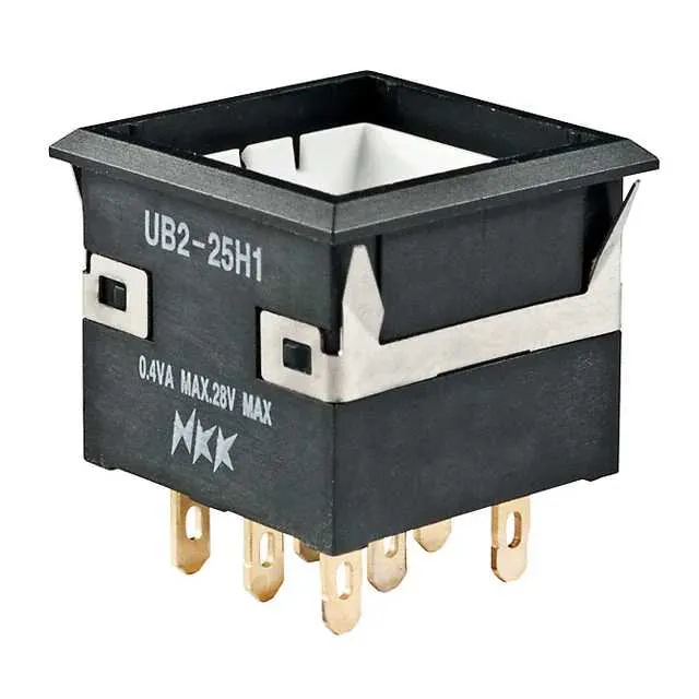 UB225KKG015D (SWITCH PUSH DPDT 0.4VA 28V)