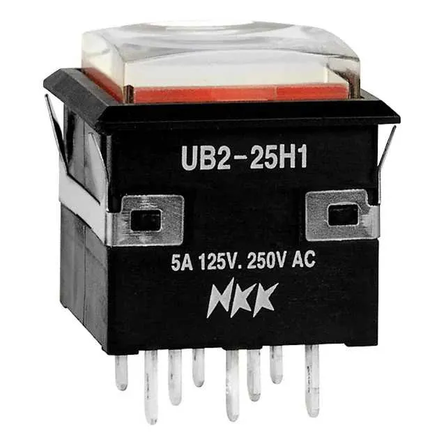 UB225KKW015C-1JC (SWITCH PUSHBUTTON DPDT 5A 125V)