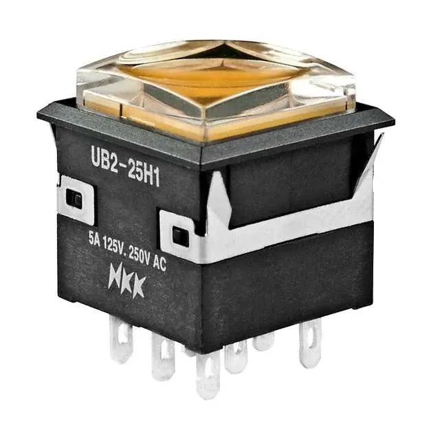 UB225KKW015D-1JD (SWITCH PUSHBUTTON DPDT 5A 125V)