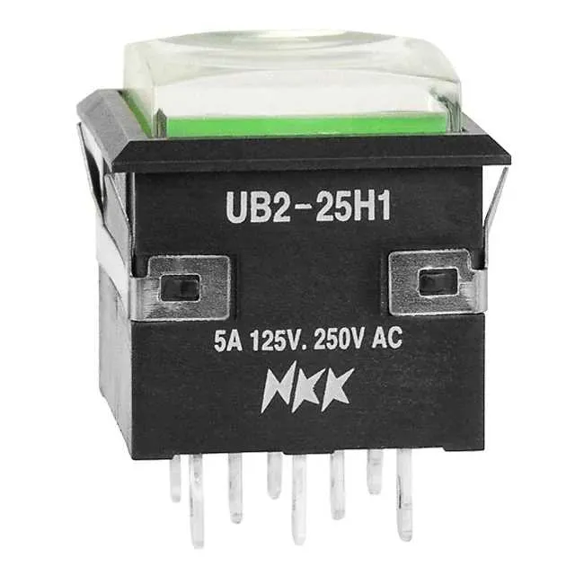 UB225KKW015F-1JF (SWITCH PUSHBUTTON DPDT 5A 125V)