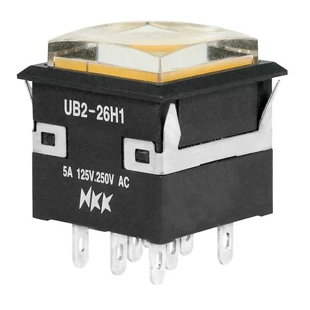 UB226KKW015D-1JD (SWITCH PUSHBUTTON DPDT 5A 125V)