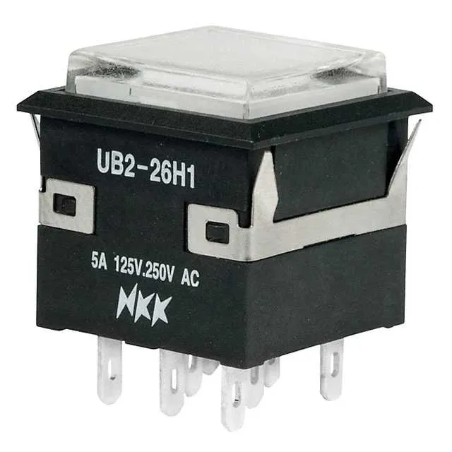 UB226KKW015D-3JB (SWITCH PUSHBUTTON DPDT 5A 125V)