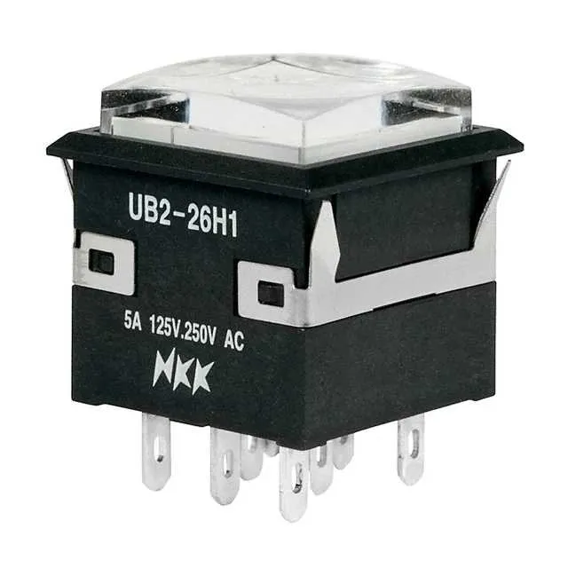 UB226KKW015F-1JB (SWITCH PUSHBUTTON DPDT 5A 125V)