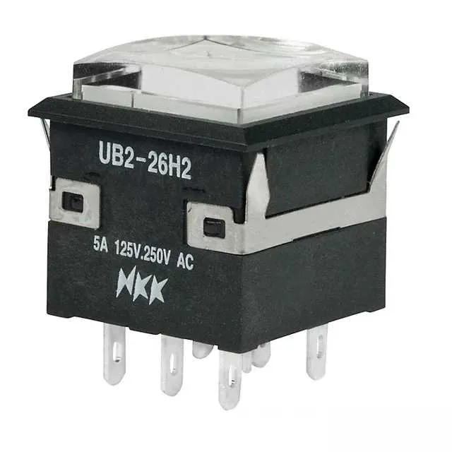 UB226KKW016CF-1JB (SWITCH PUSHBUTTON DPDT 5A 125V)