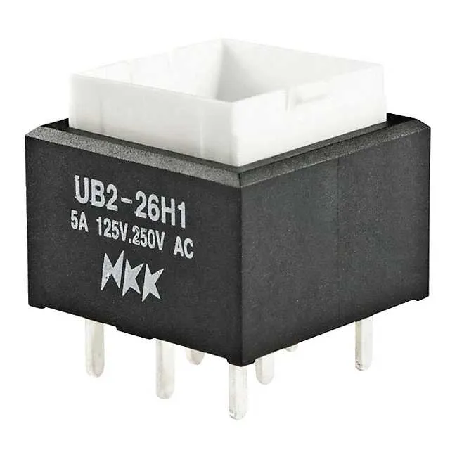 UB226SKW035F (SWITCH PUSHBUTTON DPDT 5A 125V)