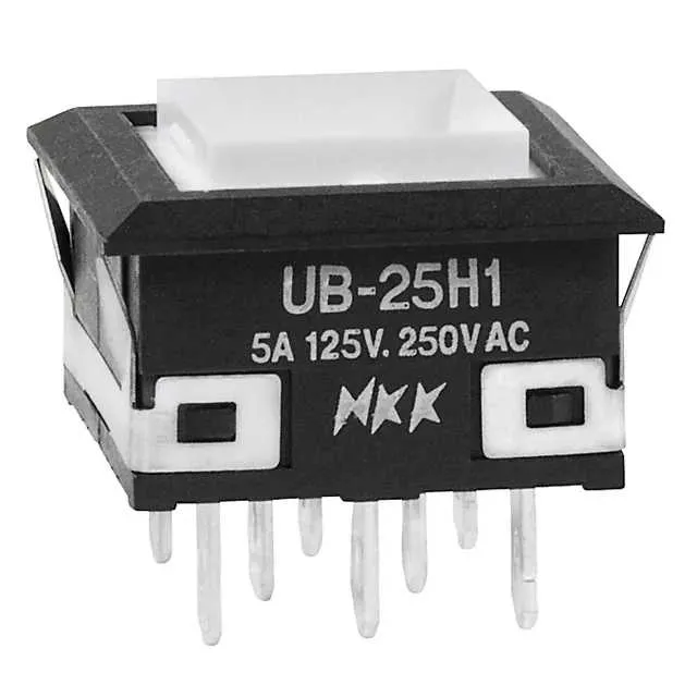 UB25KKW015C (SWITCH PUSHBUTTON DPDT 5A 125V)
