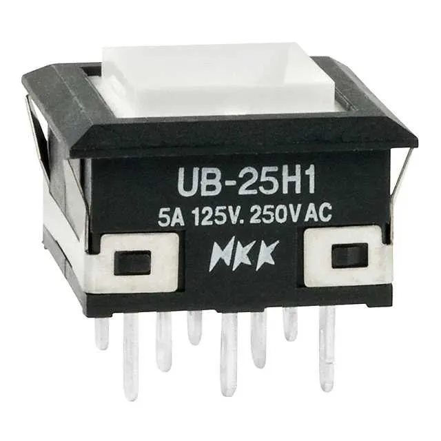 UB25KKW015F (SWITCH PUSHBUTTON DPDT 5A 125V)