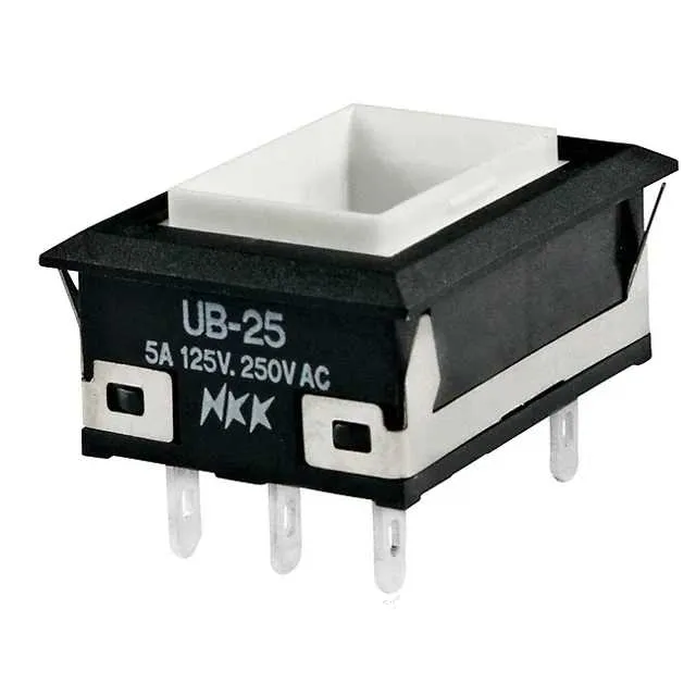 UB25NKW01N (SWITCH PUSHBUTTON DPDT 5A 125V)