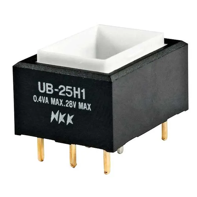 UB25RKG035F (SWITCH PUSH DPDT 0.4VA 28V)