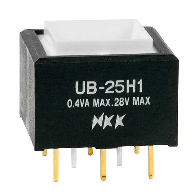 UB25SKG035D (SWITCH PUSH DPDT 0.4VA 28V)