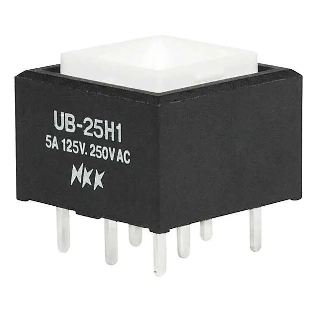 UB25SKW035F (SWITCH PUSHBUTTON DPDT 5A 125V)