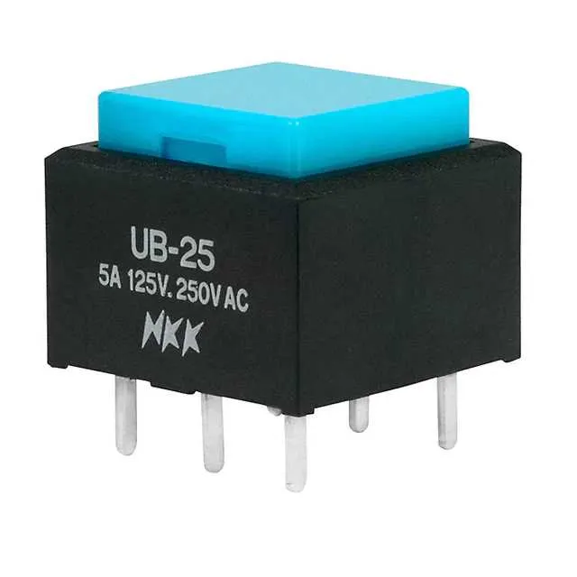 UB25SKW03N-G (SWITCH PUSHBUTTON DPDT 5A 125V)