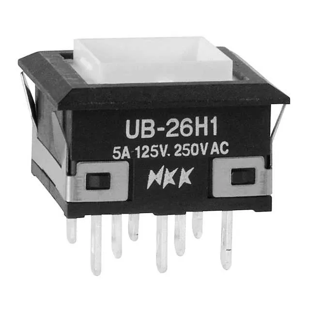 UB26KKW015D (SWITCH PUSHBUTTON DPDT 5A 125V)
