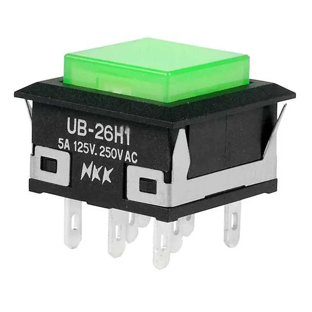 UB26KKW015F-FF (SWITCH PUSHBUTTON DPDT 5A 125V)
